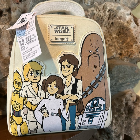 Exclusive Disney Parks Star Wars Loungefly Backpack Rebel Alliance Brand New!! main image 9